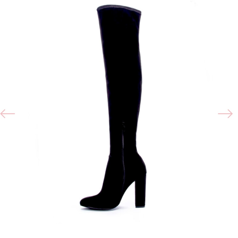 CHINESE LAUNDRY SUEDE OVER THE KNEE BOOTS - Picture 6 of 7